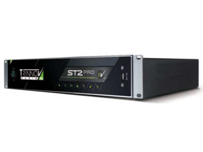 Trinnov ST2 Pro front right view.