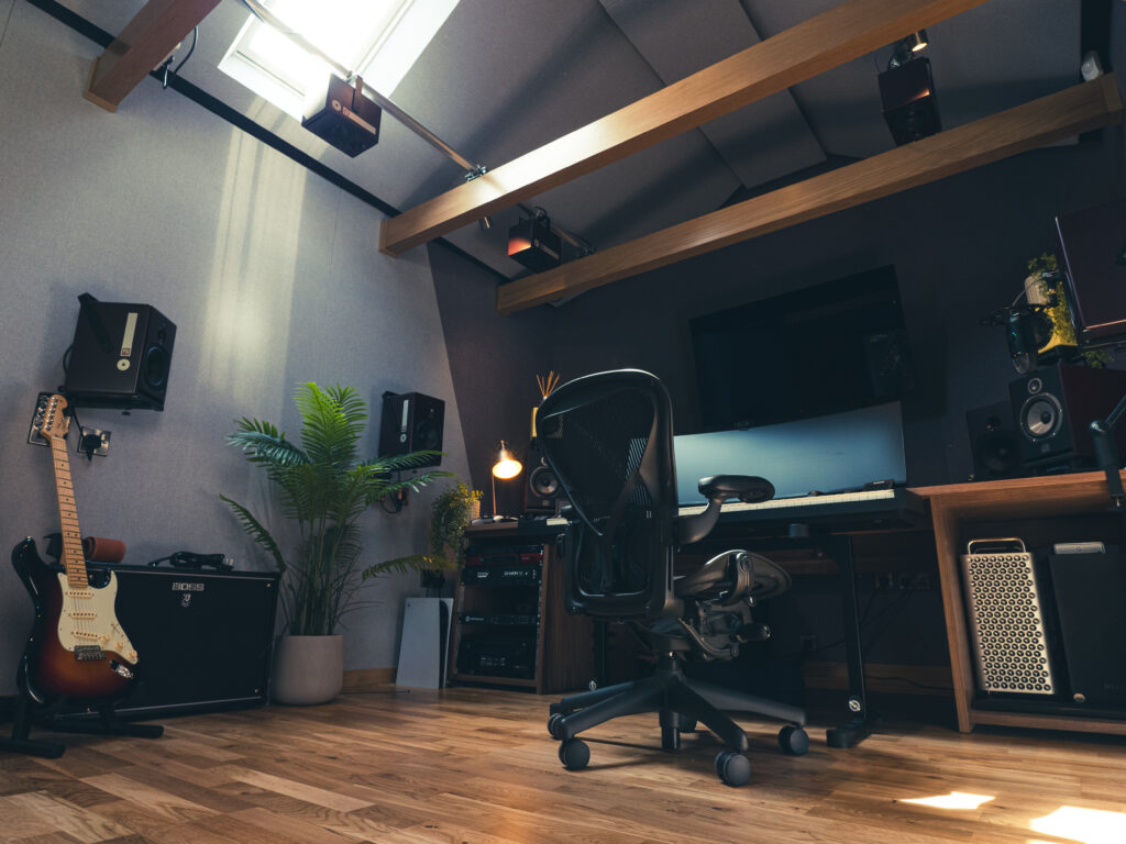 Alan Mcdermott at Wushu Studios dolby atmos room