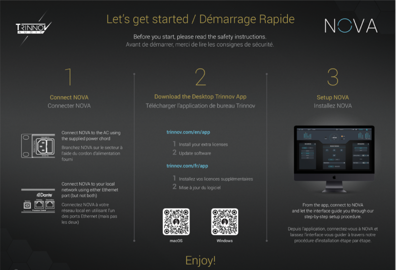 Let's get started integrating and networking NOVA guide