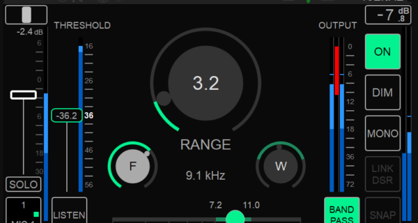 Anubis Deesser Plugin which reduces harsh high frequencies.